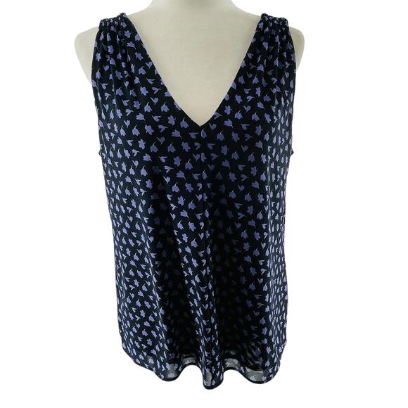 Cabi 5887 Island Navy Blue Purple Sleeveless Tunic Long Midi Skirt 2 Pc Set M - Picture 7 of 15